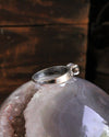 Quartz Crystal Ball Ring Size 9