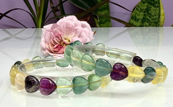Fluorite Heart 8mm