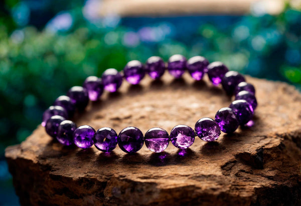 Natural Amethyst Bracelet