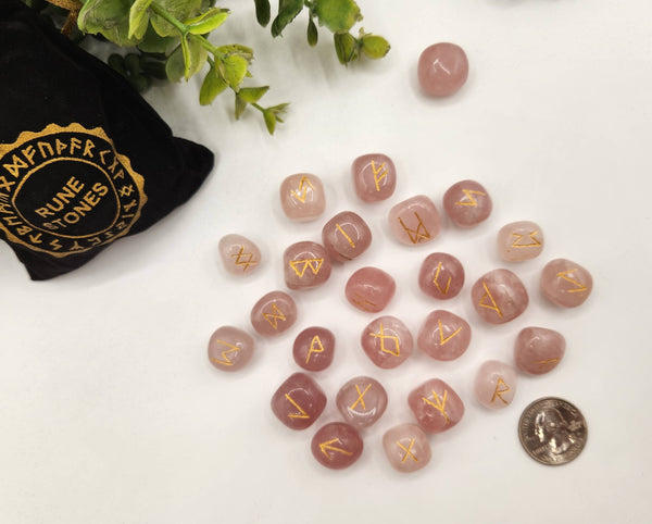 Rose Quartz  Rune Set