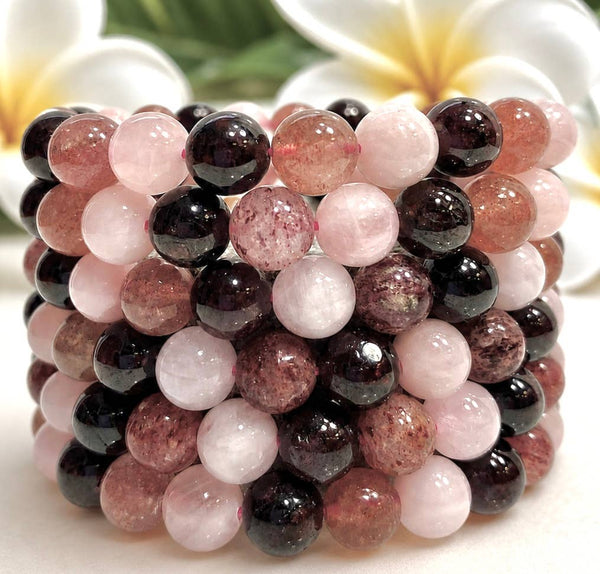 8mm Heart Chakra Bracelet