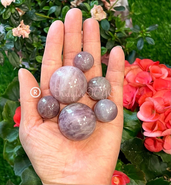 Purple Rose Quartz Sphere