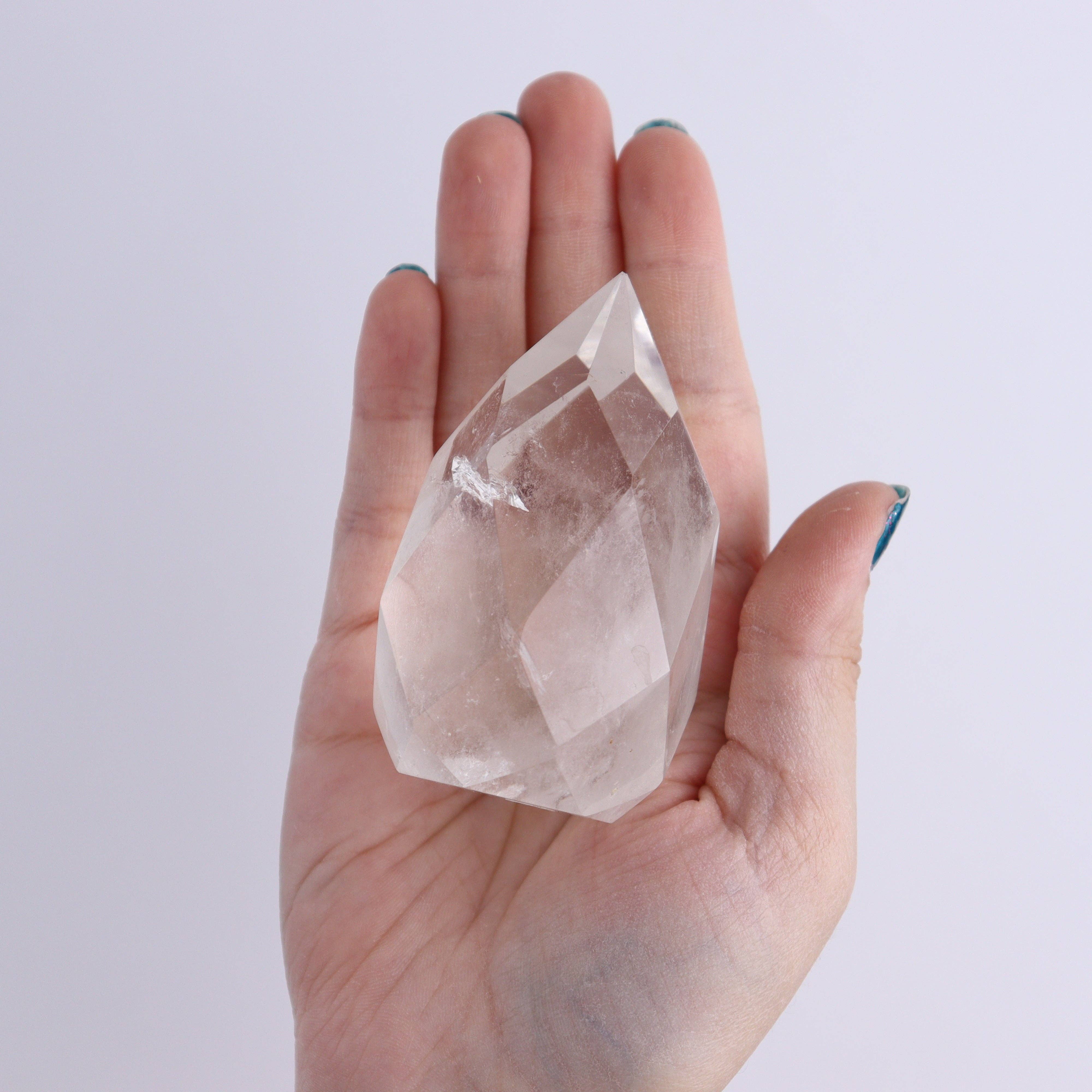 Quartz Faceted Freeform