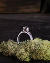 Quartz Crystal Ball Ring Size 9