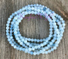 Aquamarine Faceted Bracelet