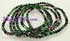 Faceted Ruby Zoisite Bracelet