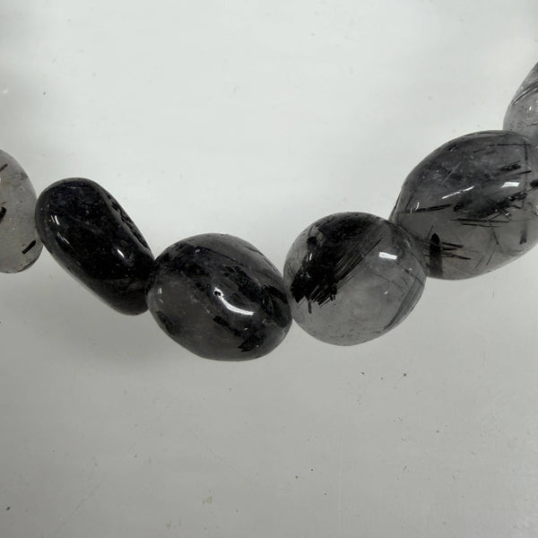 8mm Tourmalinated Quartz Bracelet