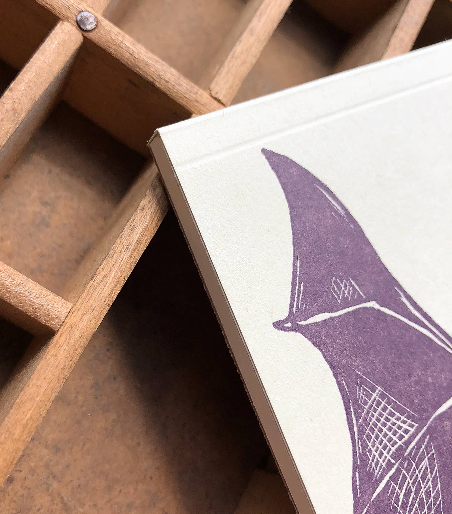 Brown bat jotter notepad