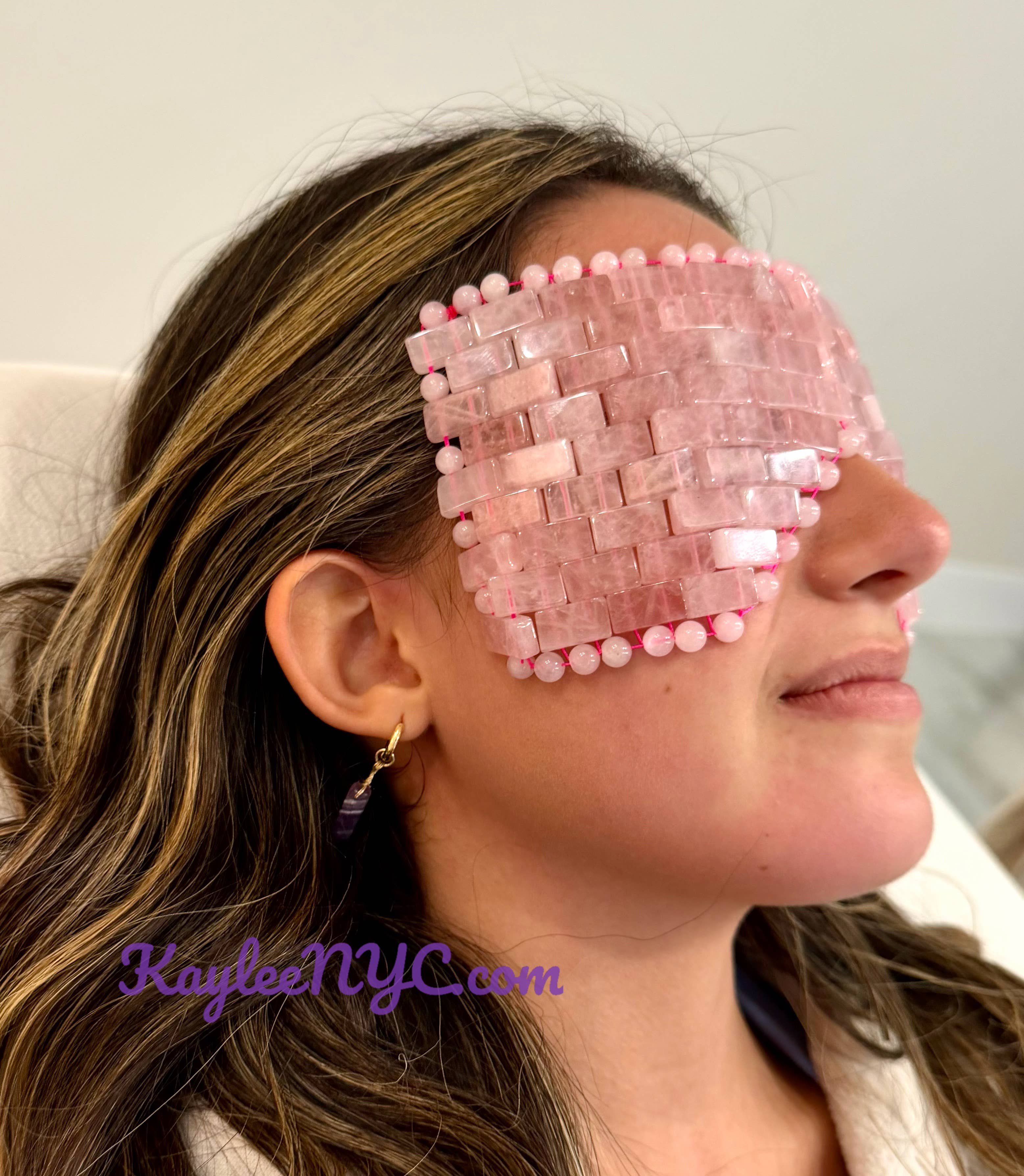 Rose Quartz Eye Mask