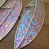 Iridescent Glass Feather Set