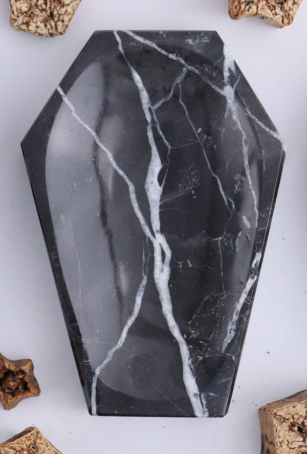 Black Marble Coffin