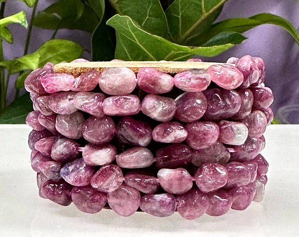 Pink Tourmaline Tumble Bracelet
