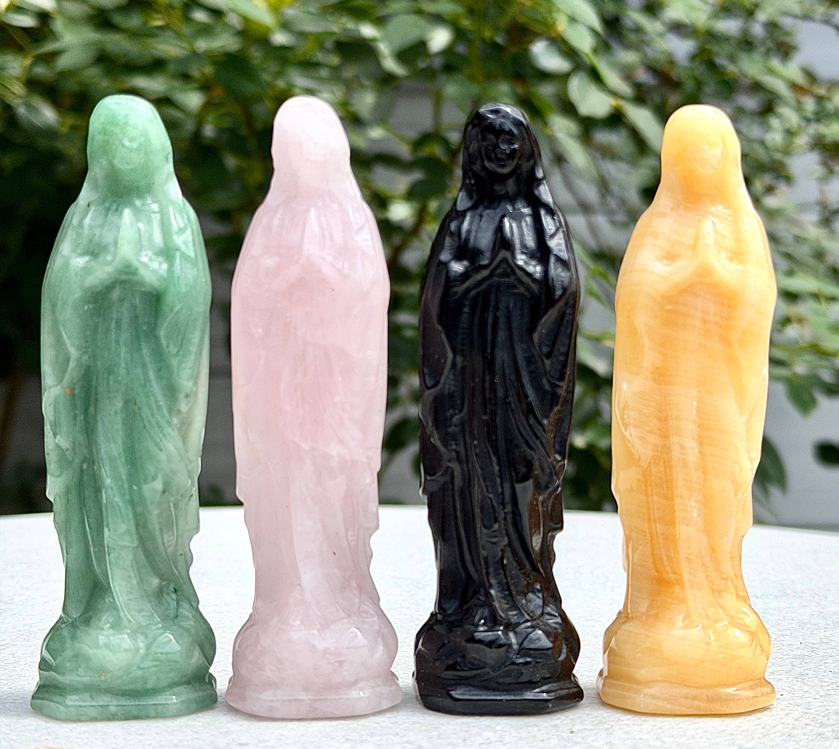 Natural Crystal Virgin Mary