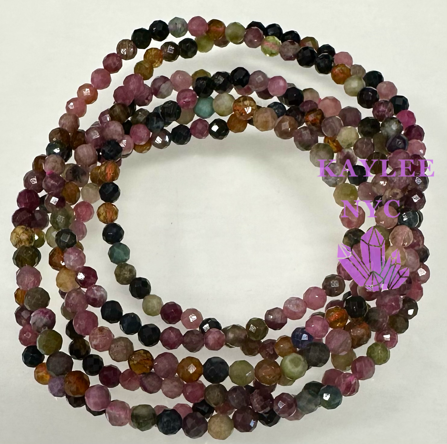 Watermelon Tourmaline 4mm