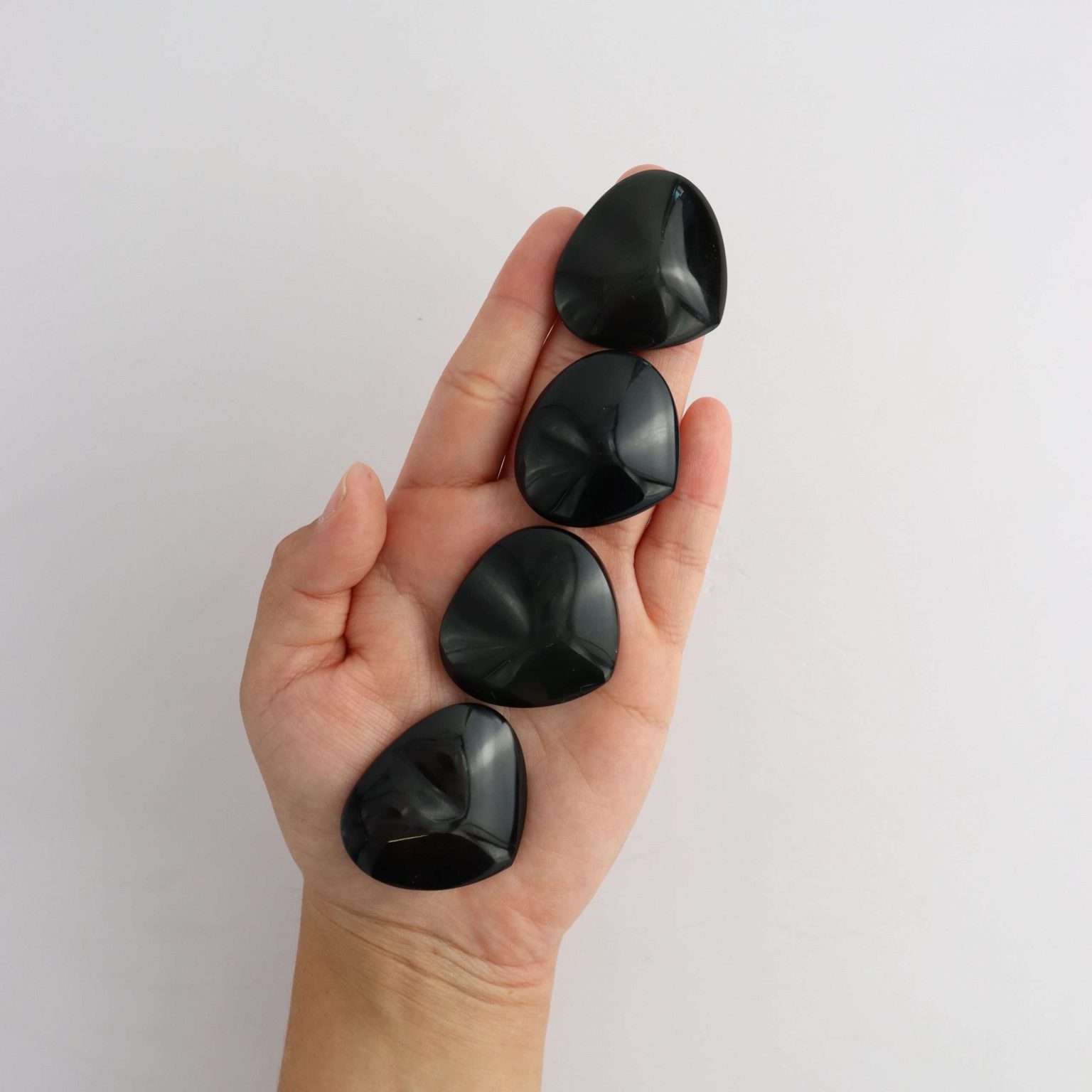 Rainbow Obsidian Heart