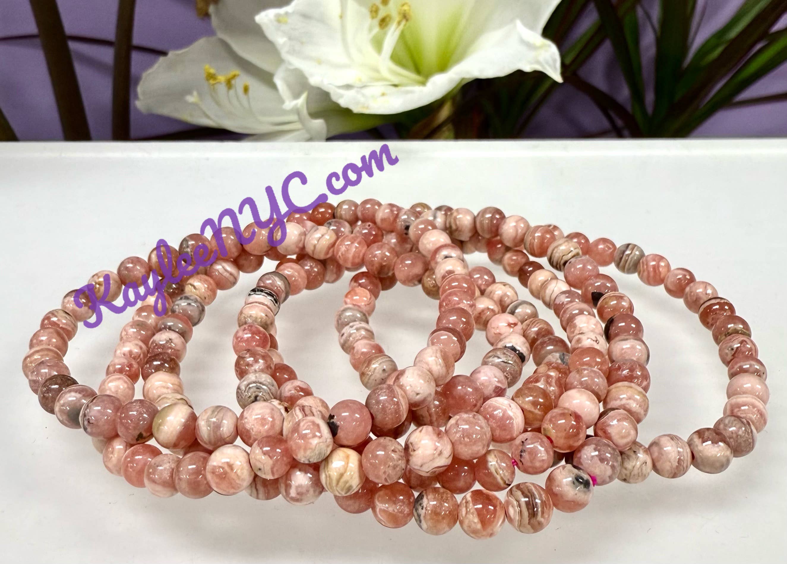 Rhodochrosite 5.5mm Bracelet