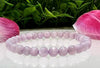 Natural Kunzite 6mm 7.5” Crystal Healing Stretch Bracelet