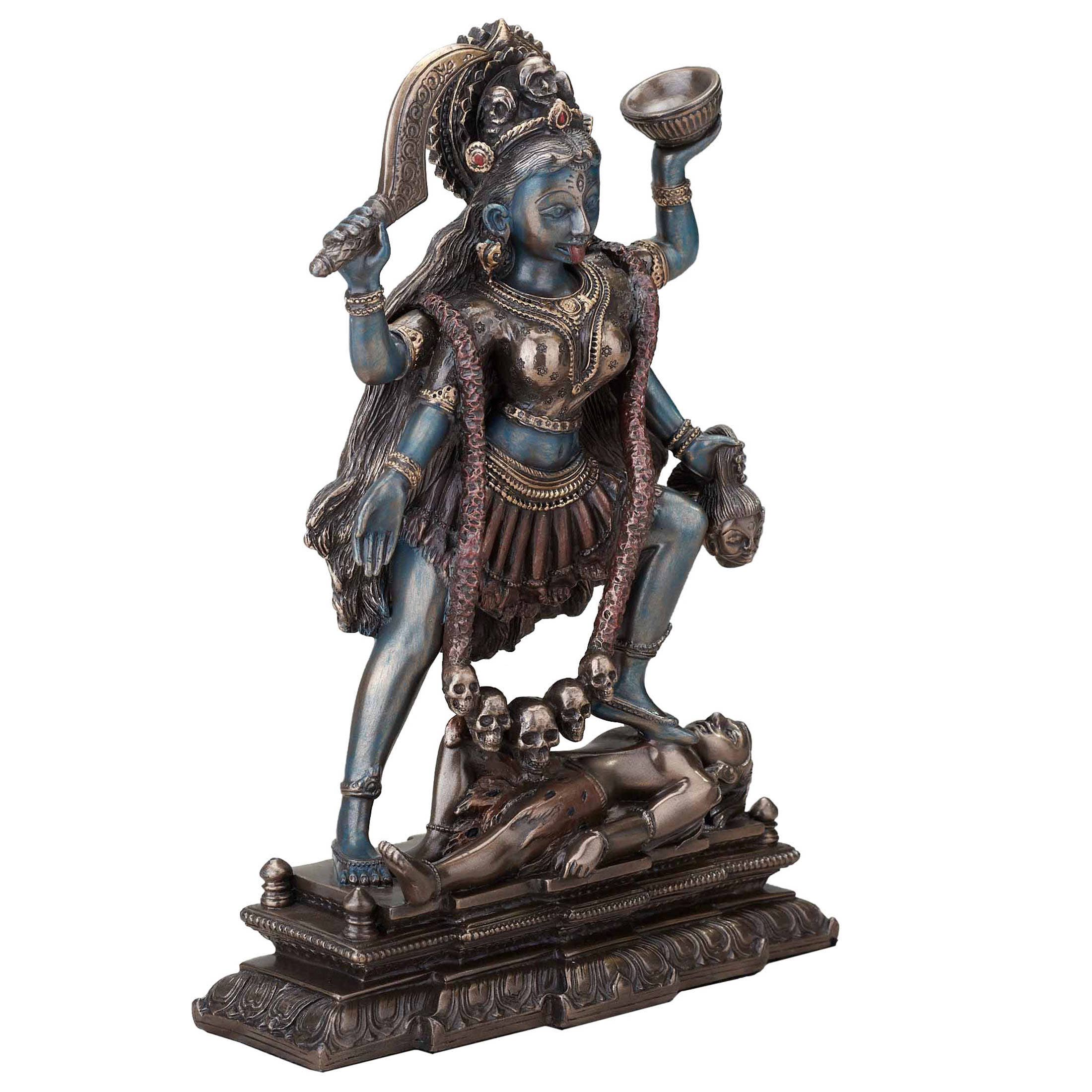 Kali Stepping On Shiva