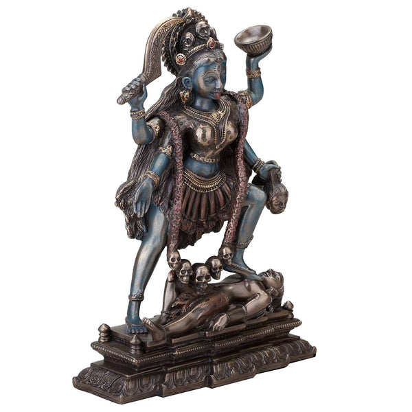 Kali Stepping On Shiva