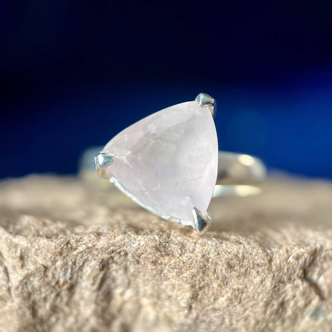 Rose Quartz Ring SHIELD (50% Off Collection): 5