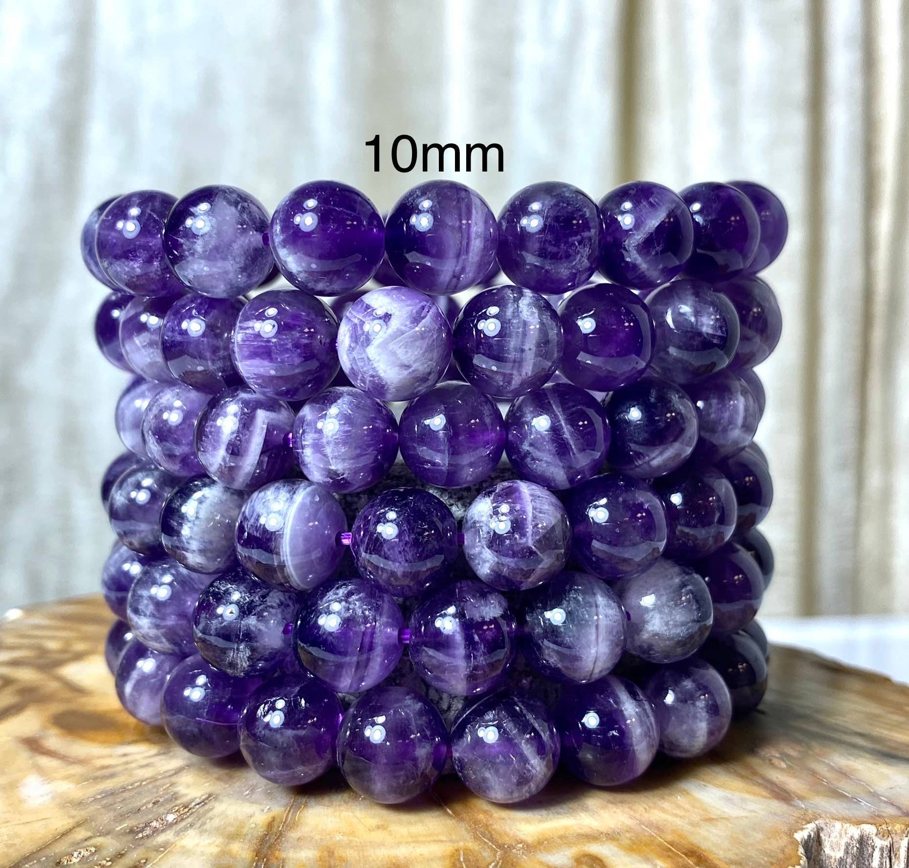 Chevron Amethyst Bracelet