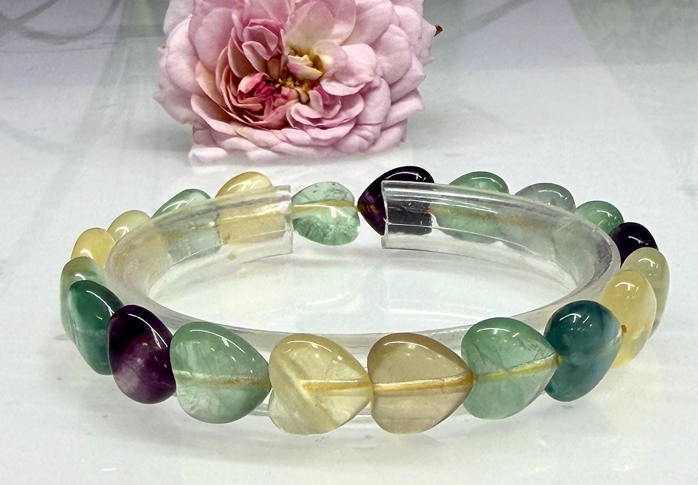 Fluorite Heart 8mm