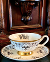 Witch teacup and saucer