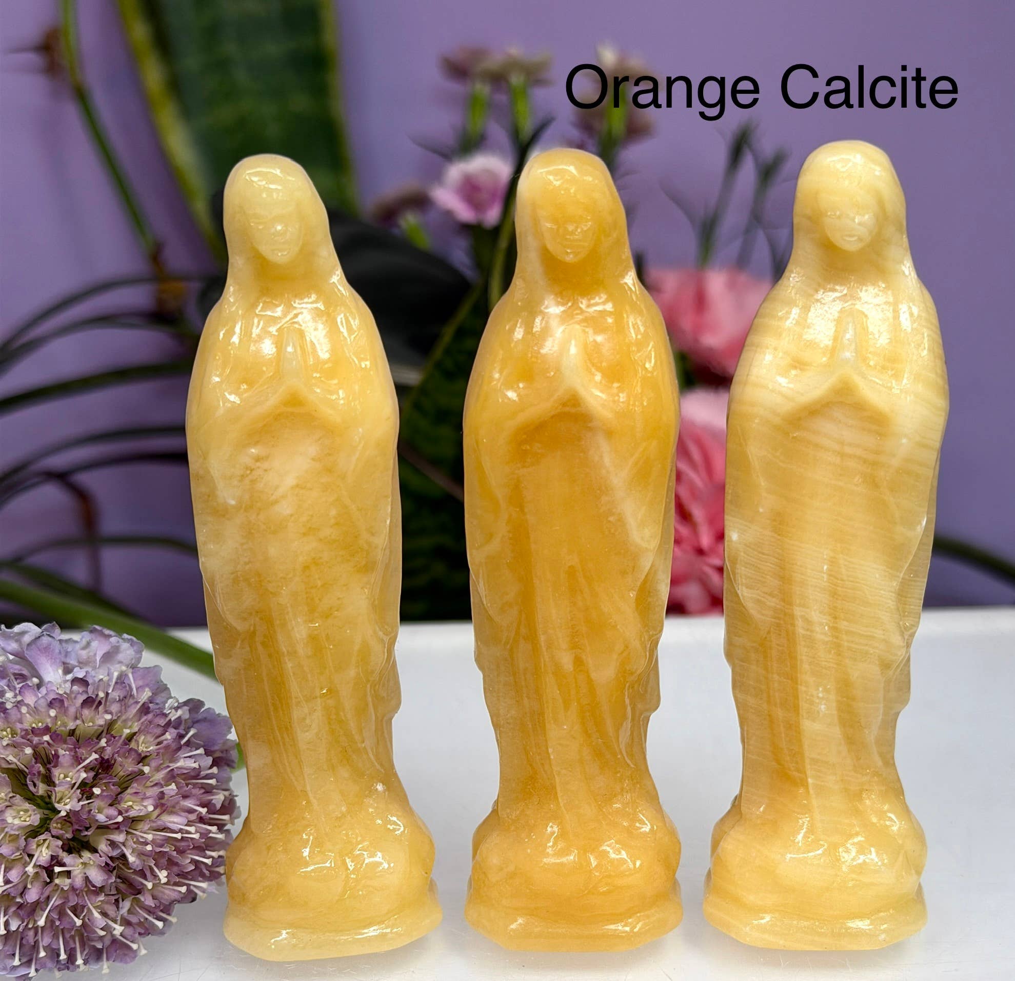 Natural Crystal Virgin Mary
