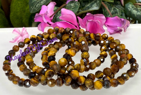 Faceted Tiger Eye Bracelet