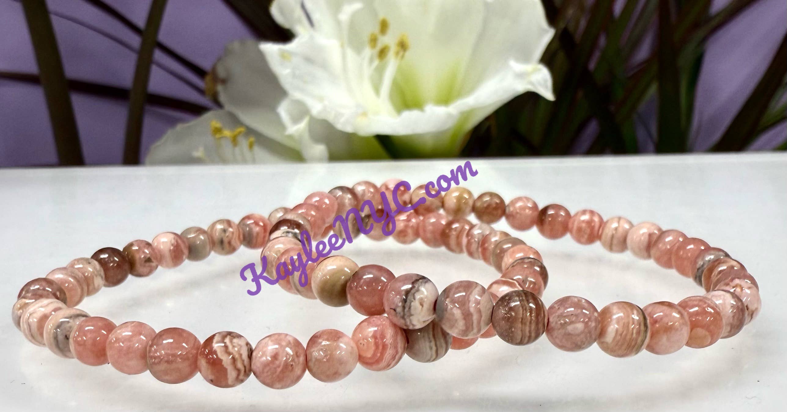 Rhodochrosite 5.5mm Bracelet