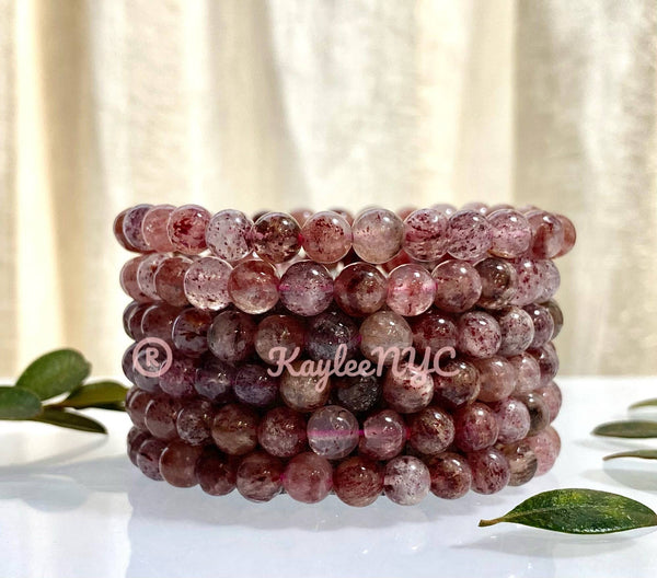 Strawberry Quartz Bracelet