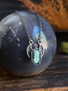Labradorite Maiden Moon Necklace