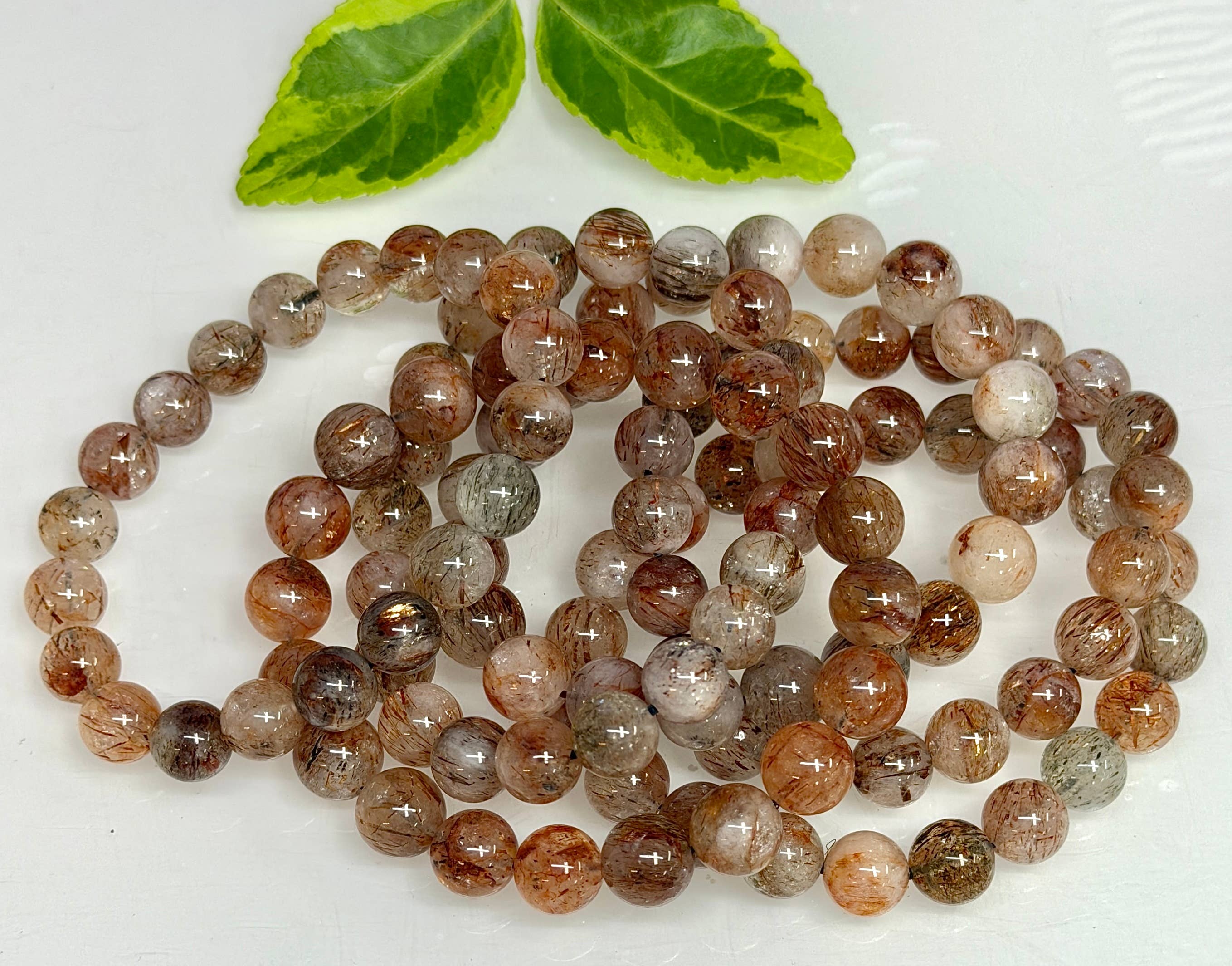 11.5mm Natural Rutilated Quartz