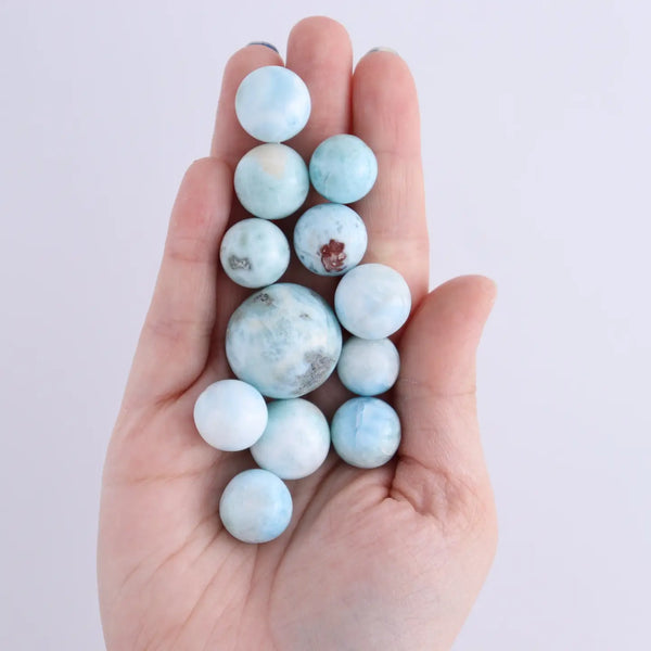 Larimar Mini Spheres