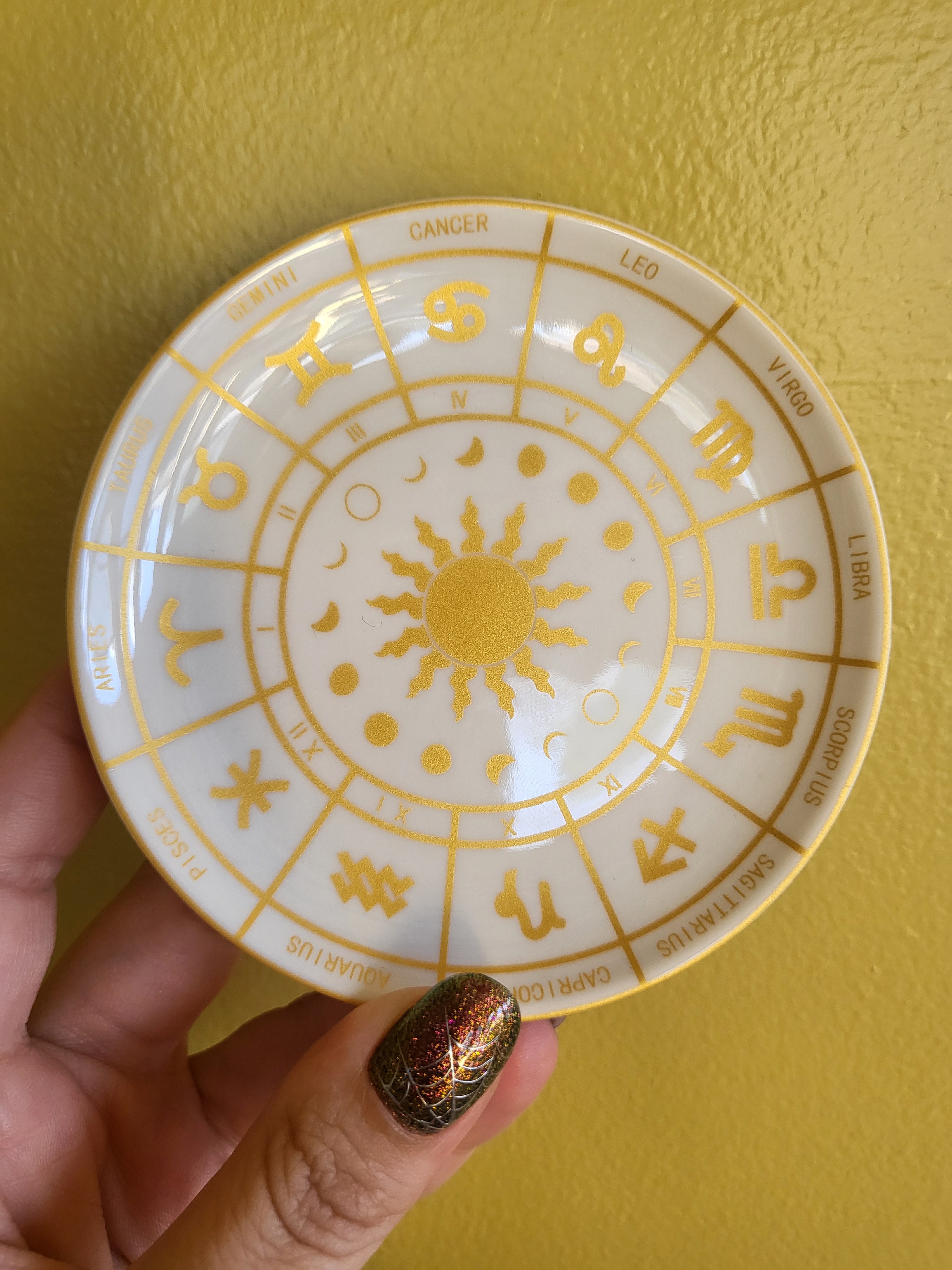 White Astrology Dish