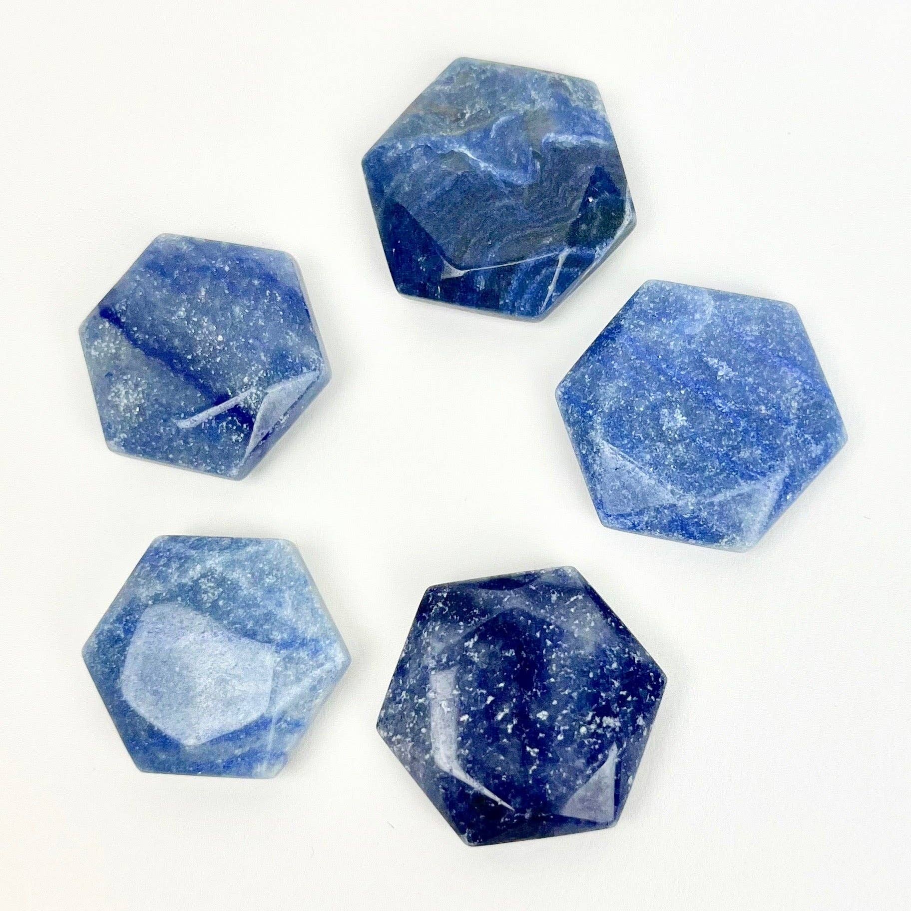 Blue Quartz Six Pointed Star