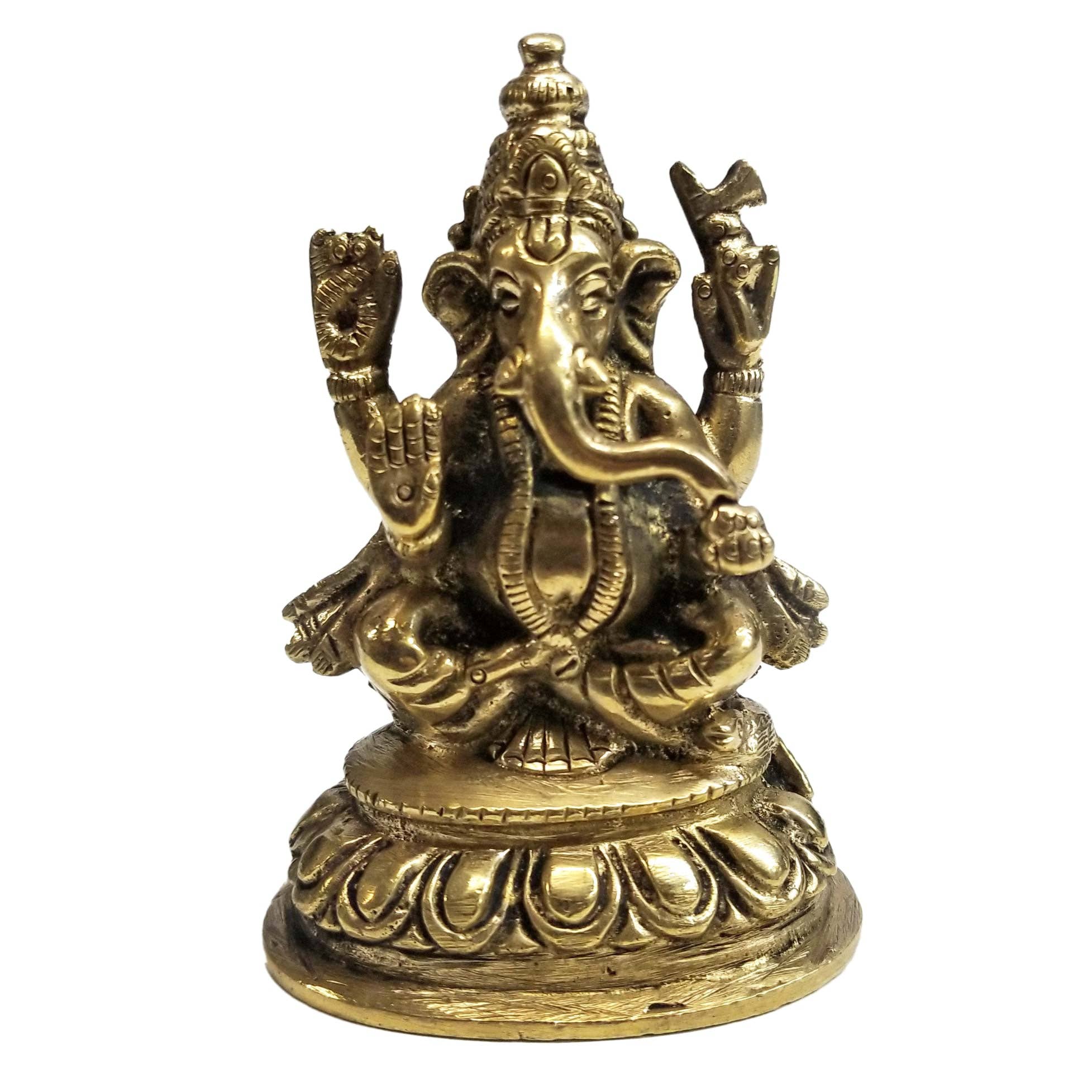 Brass Blessing Ganesh
