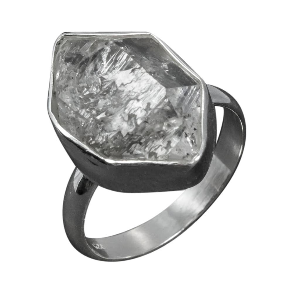 Herkimer Stone Sterling Ring
