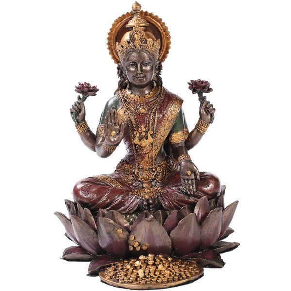 Lakshmi sitting in Lotus