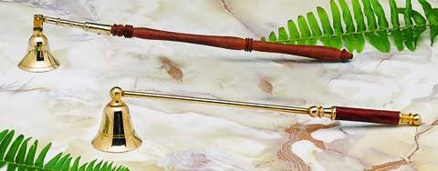 Wood Handle Candle Snuffer