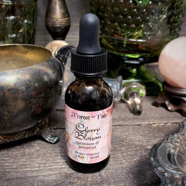 Optimism & Potential • Cherry Blossom Flower Essence •Witchy