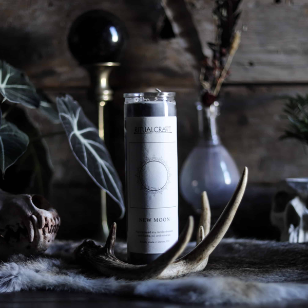 New Moon  Candle