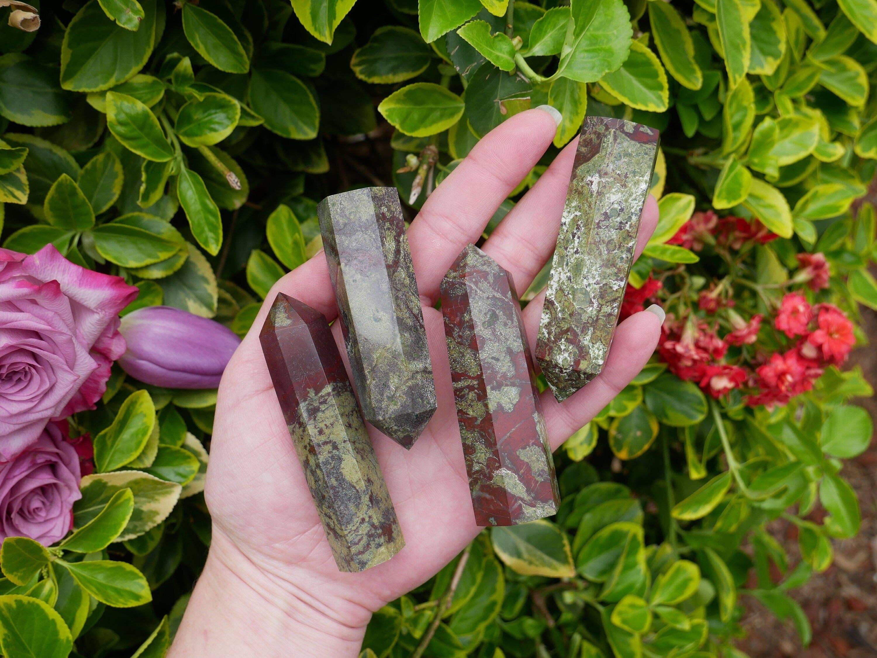 Dragon Blood Jasper Towers